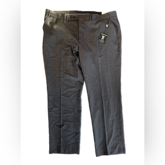 Ralph Lauren NWT Pants 42x30 Gray Edgewood Dress Slacks LRL Ultraflex Wool Blend